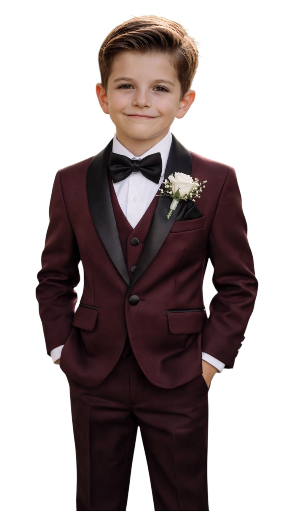 Burgundy Tuxedo