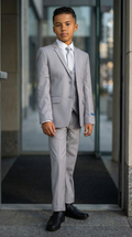 Perry Ellis Boys Light Gray Suit
