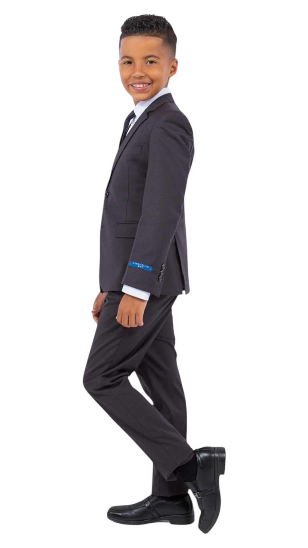 Perry Ellis Boys Charcoal Suit