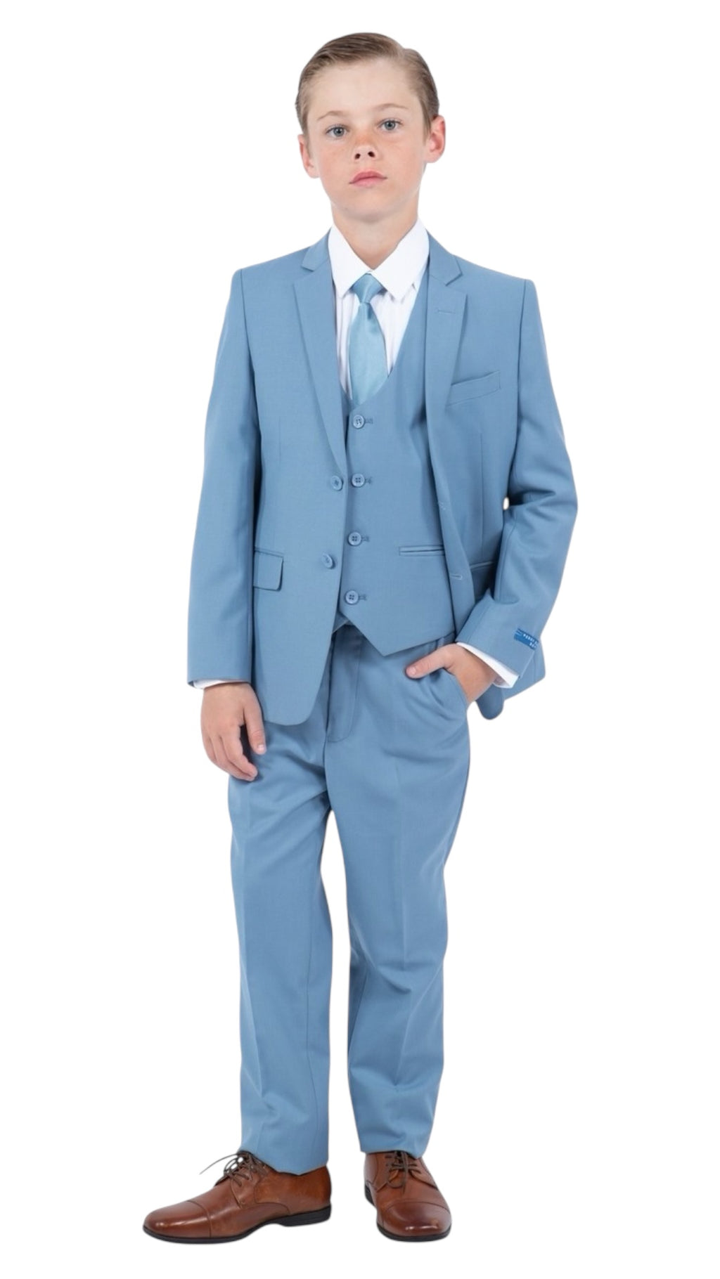 Perry Ellis Boys Dusty Blue Suit