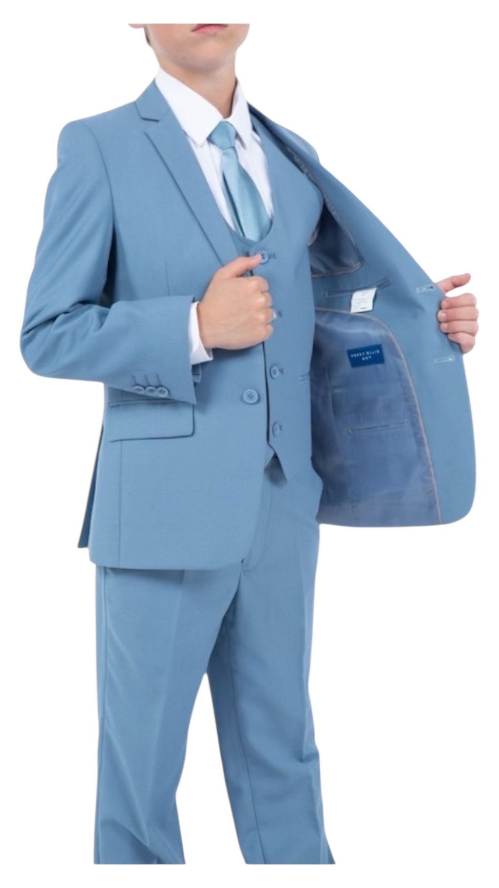 Perry Ellis Boys Dusty Blue Suit