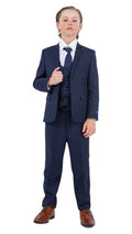Perry Ellis Boys Navy Suit