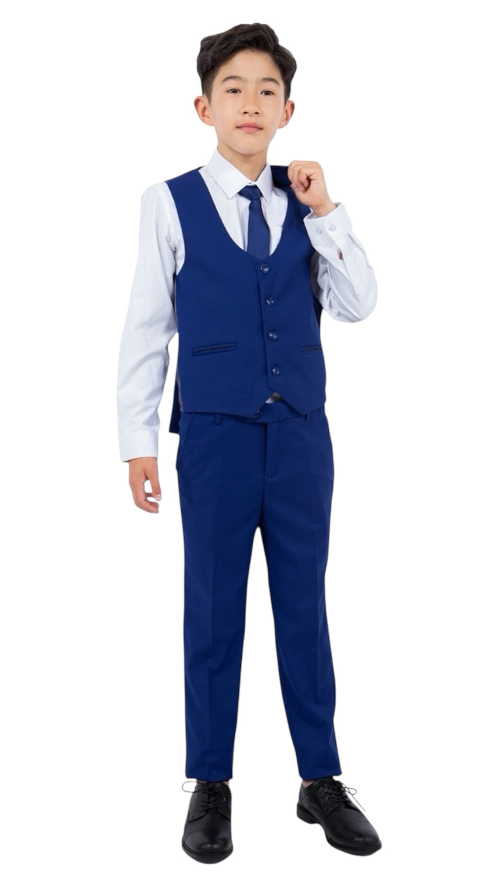 Perry Ellis Boys Royal Blue Suit